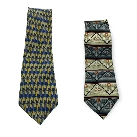 Grateful Dead 710 Ashbury second set Jerry Garcia 100% silk ties - Picture 1 of 8